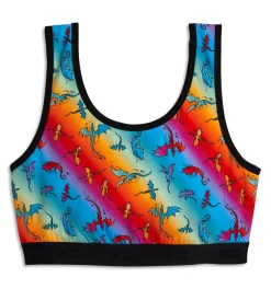 TomboyX Essentials Soft Bra - Pride Rainbow Dragon Best