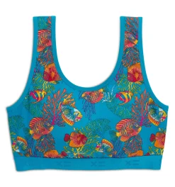 TomboyX Essentials Soft Bra - Rainbow Fish Fashion