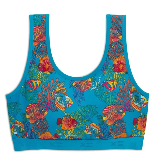 TomboyX Essentials Soft Bra - Rainbow Fish Fashion