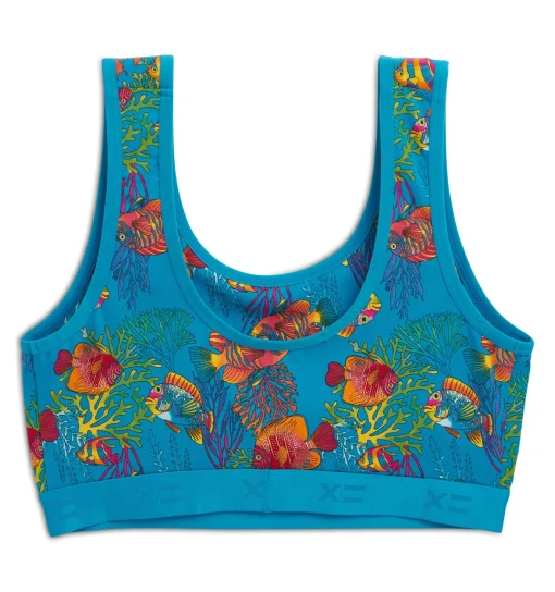 TomboyX Essentials Soft Bra - Rainbow Fish Fashion
