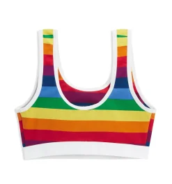 TomboyX Essentials Soft Bra - Rainbow Pride Stripes Fashion