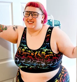 TomboyX Essentials Soft Bra - Shark Frenzy New