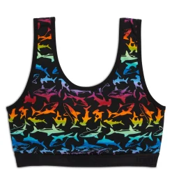 TomboyX Essentials Soft Bra - Shark Frenzy New