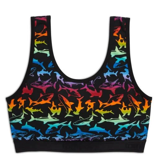 TomboyX Essentials Soft Bra - Shark Frenzy New