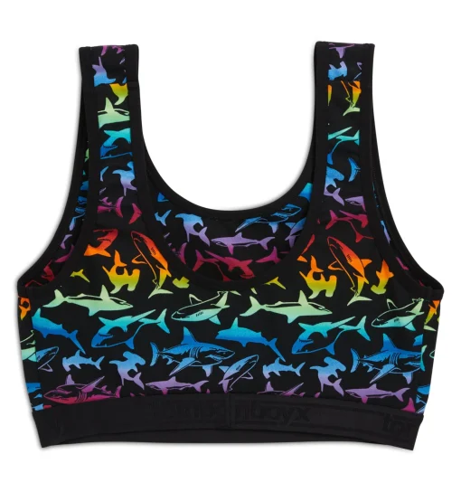 TomboyX Essentials Soft Bra - Shark Frenzy New