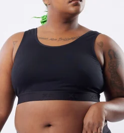 TomboyX Essentials Soft Bra - X= Black Outlet