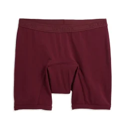 TomboyX First Line Period 9" Boxer Briefs - Black Cherry Sale