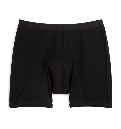 TomboyX First Line Period 9" Boxer Briefs - X= Black Fashion