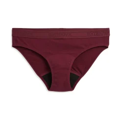 TomboyX First Line Period Bikini - Black Cherry Fashion
