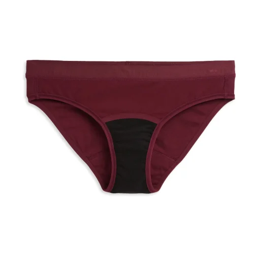 TomboyX First Line Period Bikini - Black Cherry Fashion