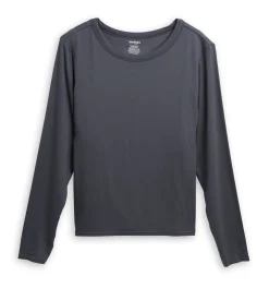 TomboyX Long Sleeve Bra Top - TENCEL™ Modal Slate Discount