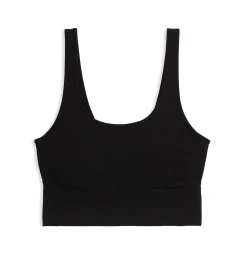 TomboyX Longline Scoop Bra - X= Black Fashion