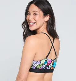 TomboyX Low Cut Soft Bra - Groovy Garden New