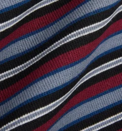TomboyX Organic Cotton Rib 9" Boxer Briefs - Nostalgic Stripe Hot