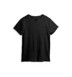 TomboyX Organic Cotton Rib Baby Tee - Black Fashion