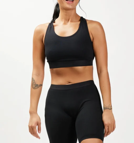 TomboyX Racerback Soft Bra - Progress Pride Stripes Best