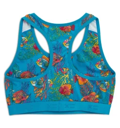 TomboyX Racerback Soft Bra - Rainbow Fish Outlet