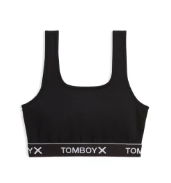 TomboyX Straight Up Soft Bra - Black Sale