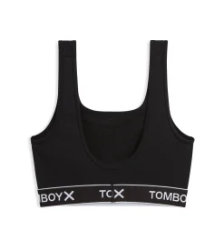 TomboyX Straight Up Soft Bra - Black Sale