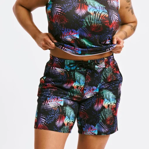 TomboyX Swim 7" Heritage Board Shorts - Palm Dreams Clearance