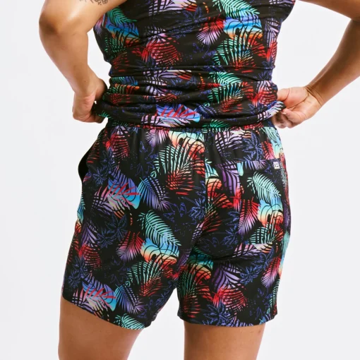 TomboyX Swim 7" Heritage Board Shorts - Palm Dreams Clearance
