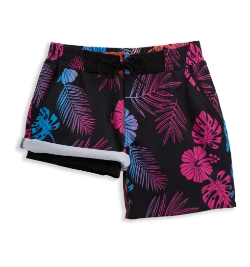 TomboyX Swim 7" Heritage Board Short - Tropadelic Clearance