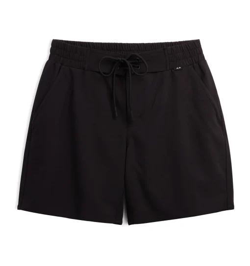 TomboyX Swim 7" Heritage Board Short - Black Best