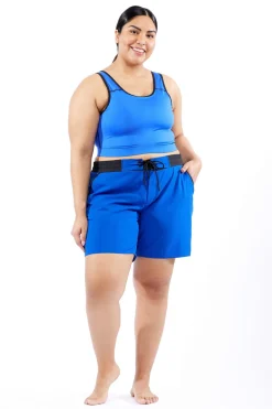 TomboyX Swim 7" Heritage Board Short - Royal Online