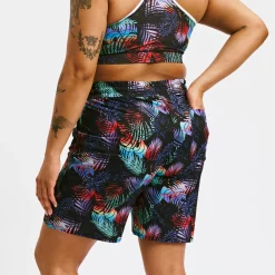 TomboyX Swim 9" Lined Board Shorts - Palm Dreams Best