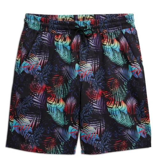 TomboyX Swim 9" Lined Board Shorts - Palm Dreams Best
