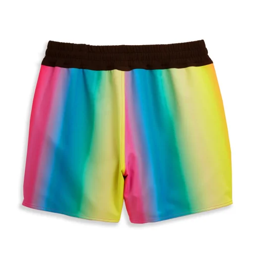 TomboyX Swim 5" Reversible Board Short - Melting Rainbow New
