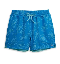 TomboyX Swim 5" Reversible Board Short - Keep Palm Outlet
