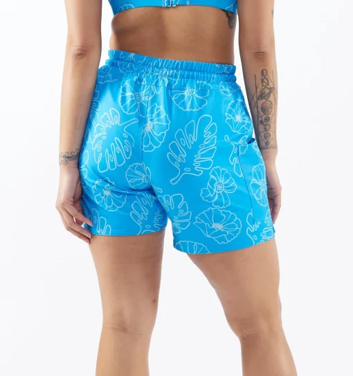 TomboyX Swim 5" Reversible Board Short - Keep Palm Outlet