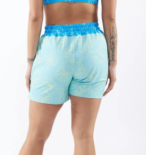 TomboyX Swim 5" Reversible Board Short - Keep Palm Outlet