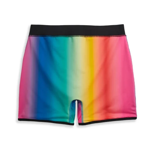 TomboyX Swim 4.5" Reversible Short - Melting Rainbow Clearance