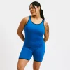 TomboyX Swim 6" Reversible Sleeveless Unisuit - Marina Blue Best