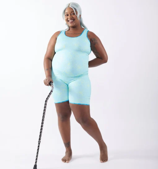 TomboyX Swim 6" Reversible Sleeveless Unisuit - Keep Palm New