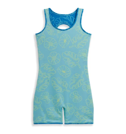 TomboyX Swim 6" Reversible Sleeveless Unisuit - Keep Palm New