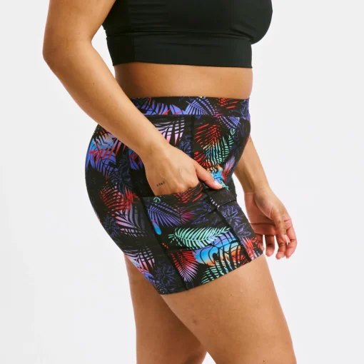 TomboyX Swim 4.5" Shorts - Palm Dreams New