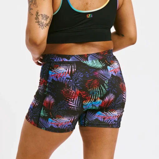 TomboyX Swim 4.5" Shorts - Palm Dreams New