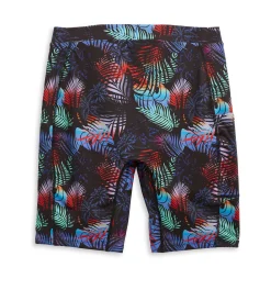 TomboyX Swim 9" Shorts with Pocket - Palm Dreams Best