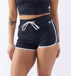 TomboyX Swim High Waisted Boy Short - Black Novelty Online