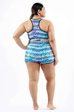 TomboyX Swim High Waisted Boy Short - Head Over Eels Fashion