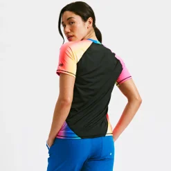 TomboyX Swim Rashguard Tee - Melting Rainbow Fashion