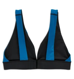 TomboyX Swim Reversible Plunge Top - Marina Blue Clearance