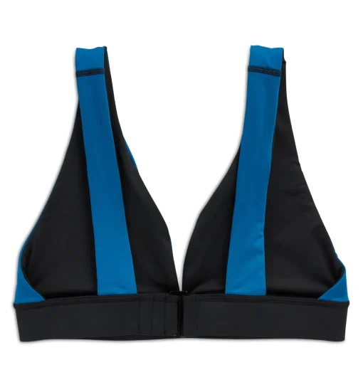 TomboyX Swim Reversible Plunge Top - Marina Blue Clearance