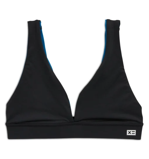 TomboyX Swim Reversible Plunge Top - Marina Blue Clearance