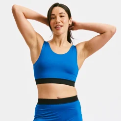 TomboyX Swim Reversible Sport Top - Marina Blue Discount