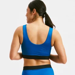 TomboyX Swim Reversible Sport Top - Marina Blue Discount