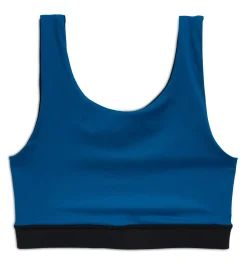TomboyX Swim Reversible Sport Top - Marina Blue Discount